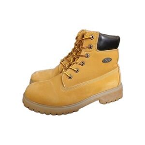 Lugz Drifter 6 SteelToe Golden Wheat Bark Tan Gum Women Sz 7.5 OR Men Sz 6 #1085
